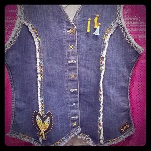 Brand new with tags  Denim vest